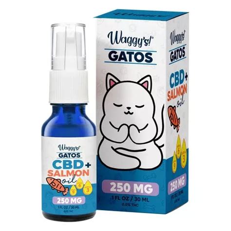 Waggys Aceite Salmón Gato Antiestrés Y Ansiedad 250mg