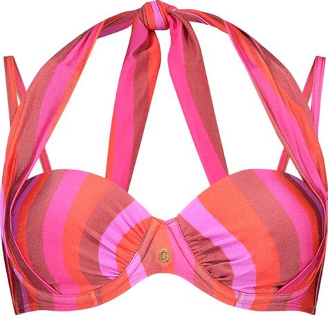 Ten Cate Multiway Bikini Top Shiny Wave Maat 38B Meerkleurig Bol