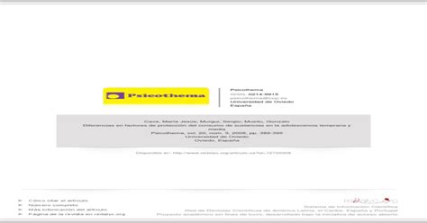 Diferencias En Factores De Protección Del Consumo De Sustancias En La