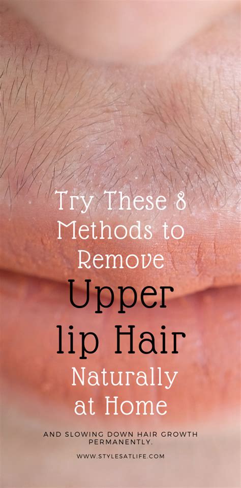 How To Remove Upper Lip Hair At Home Styles At Life In Upper