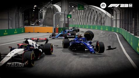 F Modo Carreira Gp De Singapura Quebraram Nosso Carro Todo