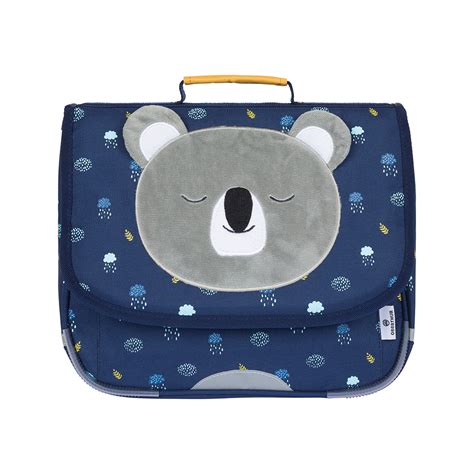 Cartable Maternelle OBERTHUR Doudou 32cm 1 Compartiment Bleu Chez