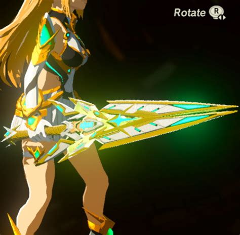 Mythra Outfit Blade Linkle The Legend Of Zelda Breath Of The Wild