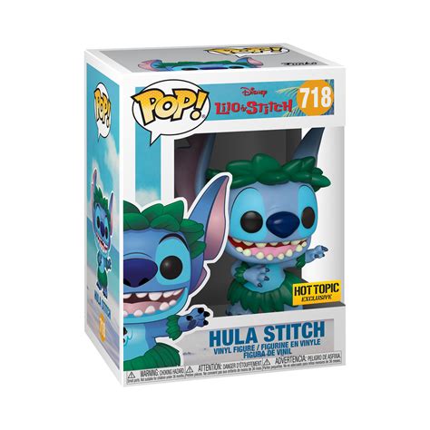 Funko Pop Vinyl Disney Hula Stitch Hot Topic Exclusive 718 For