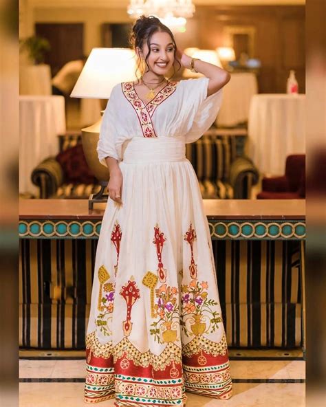 Gorgeous Habesha Dress Handwoven Habesha Kemis Modern Traditional Dres