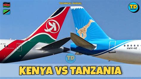 Kenya Airways Vs Air Tanzania Comparison 2022 🇰🇪 Vs 🇹🇿 Youtube