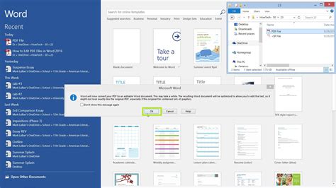 How To Edit Pdf Files In Word 2016 Howtech