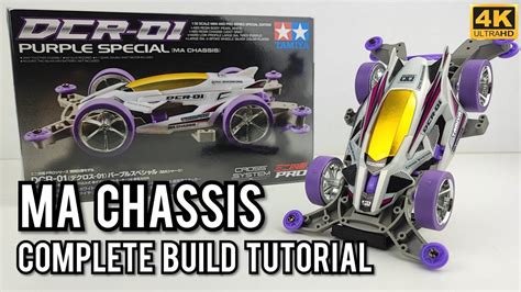 Ma Chassis Complete Build Tutorial Tamiya Dcr 01 Purple Special 95372 [mini 4wd ミニ四駆