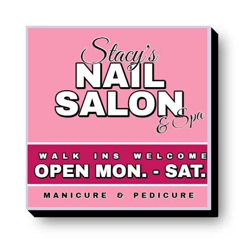 Nail Salon Signs