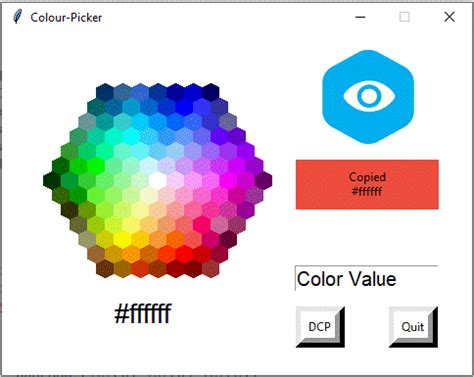 Color Picker to select color for tkinter GUI Windows and widgets ...