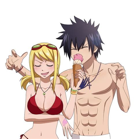 Render Lucy And Gray Fairy Tail Animes Et Manga Png Image Sans