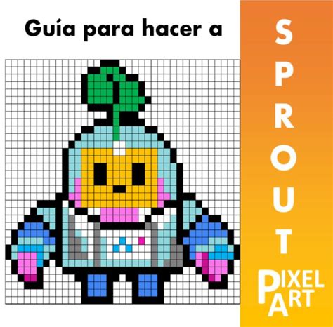 Pin De Elartepixelero En Brawl Stars Pixel Art Punto De Cruz Dibujos