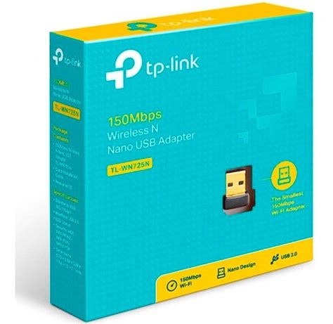 Adaptador Usb Nano Inalambrico Mbps Tp Link Tl Wn N Mercadolibre