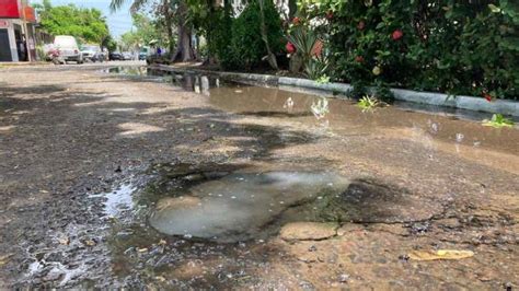 Alertan Por Megafuga De Agua Potable En Lomas Del Coyol En Veracruz