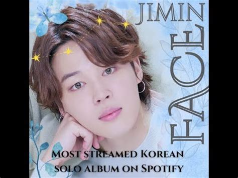 160723 Jimin Dose Jimin S FACE Most Streamed Korean Solo Album On