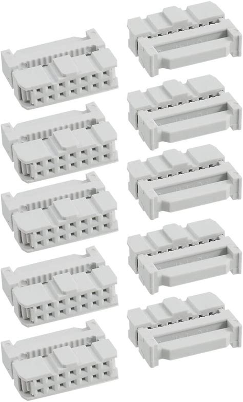 Amazon IIVVERR 10 Pcs 2 54mm Pitch Dual Row 14 Pin IDC Socket