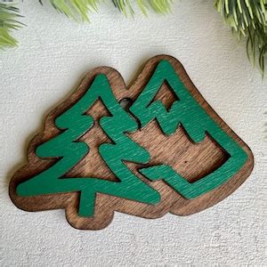 Pacific Northwest Wood Magnets And Ornaments Etsy