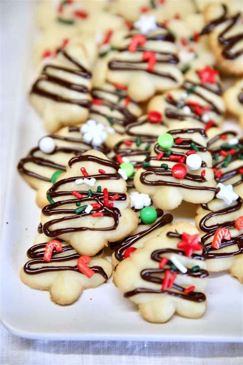 Cream Cheese Spritz Cookies Miss In The Kitchen