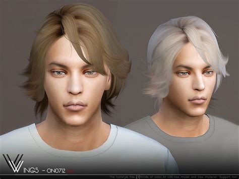 The Sims Resource Wings On0712 Hair Sims 4 Hairs Sims Hair Sims 4 Hair Male The Sims 4 Skin