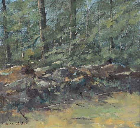 Images For 2173542 TEDDE RHODIN Forest Landscape Oil On Canvas