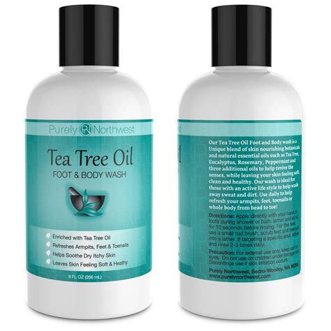 Antifungal Tea Tree Oil Body Wash Vendiqo