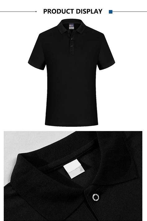 High Quality Adult Clothing Embroidered 100 Cotton Mens Golf Crochet