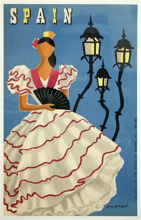 Vintage Spain Poster By Guy Georget S