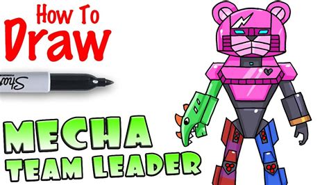 How To Draw Mecha Team Leader Howto Draw