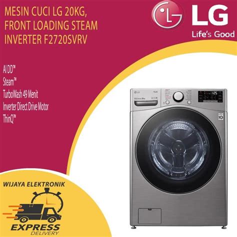 Jual Mesin Cuci Lg 20kg Front Loading Dengan Steam Inverter