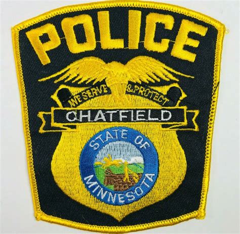 Chatfield Police Minnesota Patch Patches For Sale Police Patches