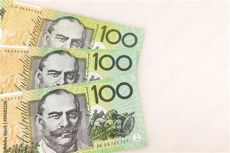 100 Australische Dollar Scheine Stock Foto Adobe Stock