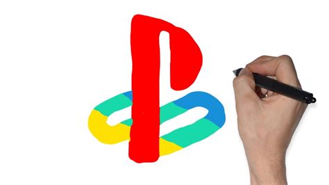 How To Draw The Playstation Logo From Ps1 Ps2 Ps3 Ps4 Magic Paint