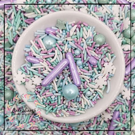 Themed Sprinkles Frozen Bake2earth