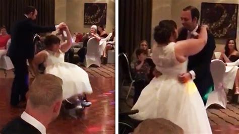 Bride In Wheelchair Wows Wedding Guests With First Dance Youtube