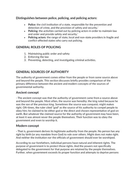 Solution Introduction To Policing What Is Policing Studypool