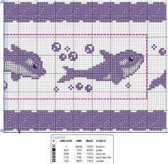 Dolci Delfini Punto Croce Schemi Punto Croce Gratis Punto Croce