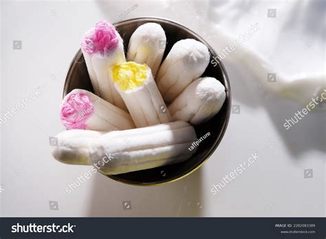 Tampon Menstrual Product Designed Absorb Blood Stock Photo 2282083389 ...