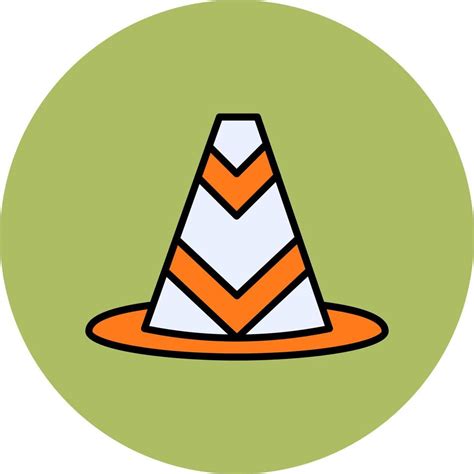 Traffic Cone Vector Icon 20433353 Vector Art At Vecteezy