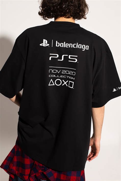 Balenciaga Balenciaga Ps5 Logo Tee Black Xxl Grailed