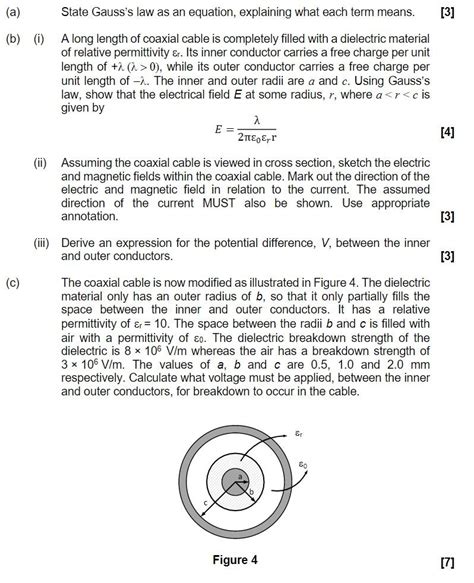 Solved A State Gauss S Law As An Equation Explaining What Chegg