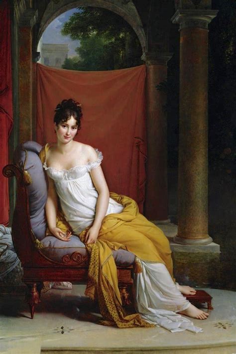 François Gérard 1770 1837 Ritratto di Madame Récamier 1802 Museum