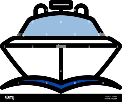 Motor Yacht Icon Stock Vector Image Art Alamy