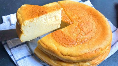 La Tarta De Queso Al Horno Más Fácil Súper Esponjosa Y Con Poco Azúcar