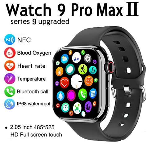 2024 Watch 9 PRO Max 2 Relógio 9 Smart Watch Homens BT Chamada Sempre