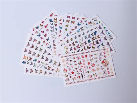 STICKER MARIPOSA 12 PZAS CHULA NAILS Tiendas Itza