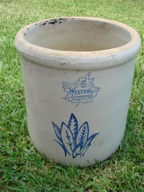 6 Gal Western Stoneware Crock