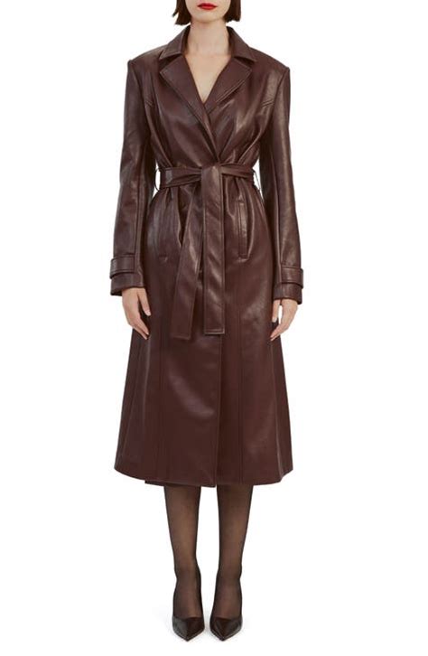 Womens Burgundy Trench Coats Nordstrom