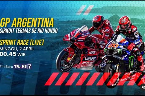 Jadwal Motogp Argentina Trans Lengkap Jam Tayang Sprint Race