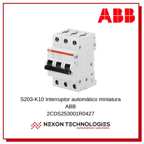 Disyuntor Mini A Abb Cds R Nexon Technologies