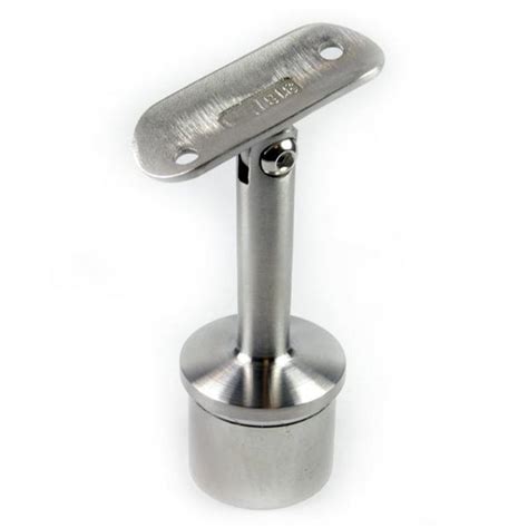 Tête de poteau inox 316 orientable main courante ronde 42 mm